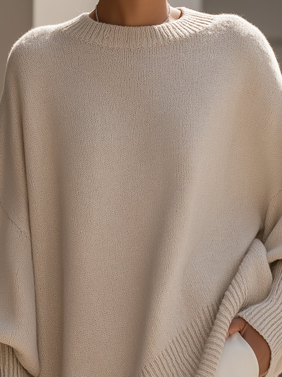 Serena™ | Elegant Sweater with Asymmetrical Hem