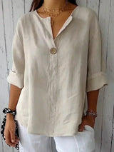 Angela™ | Casual V-Neck Blouse