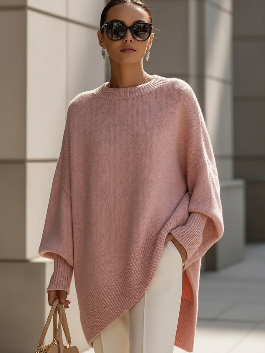 Serena™ | Elegant Sweater with Asymmetrical Hem