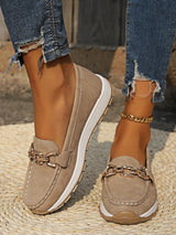 Flat Buckle Loafers