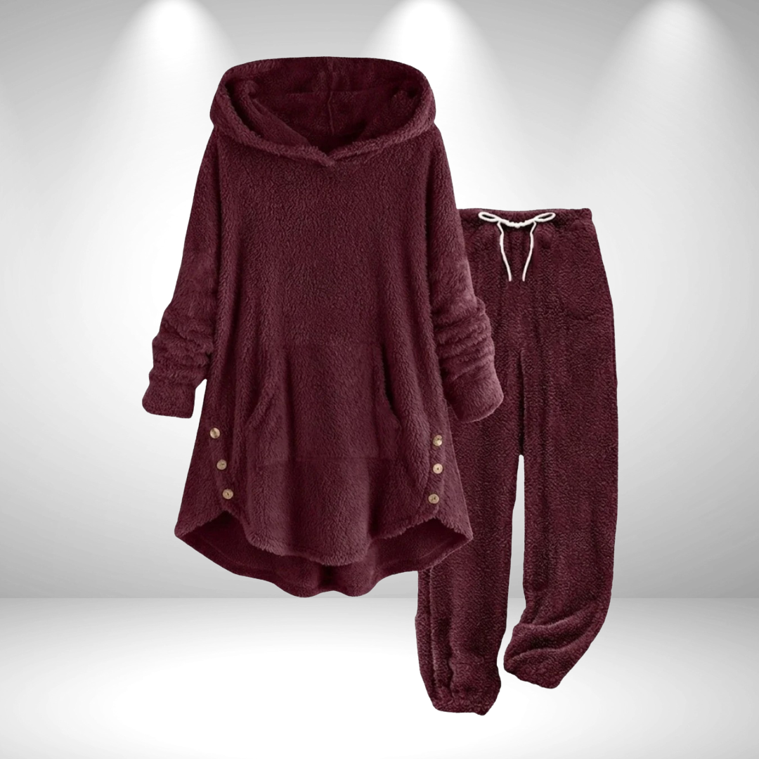 Cressy™ | The Ultra-Plush Tunic Lounge Set – Winter Warmth Edition