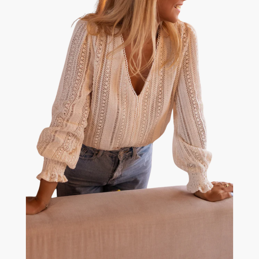 Alice | Stylish Elegant V-Neck Blouse