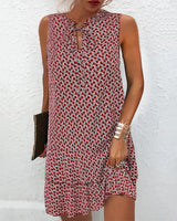 Daisy - Elegant Ruffle Sleeveless Mini Dress