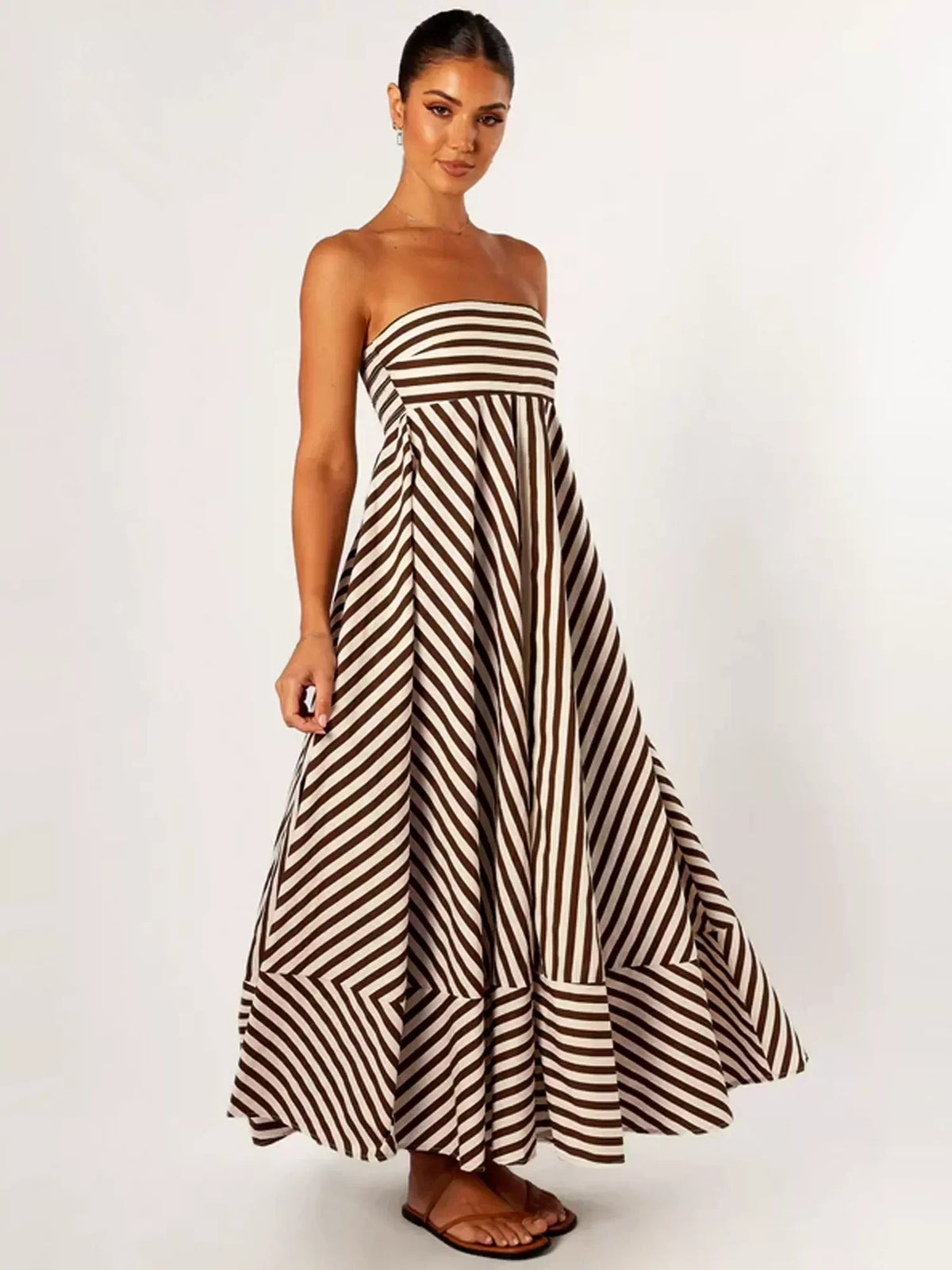 Damaris - Comfortable Stylish Ruched Maxi Dress