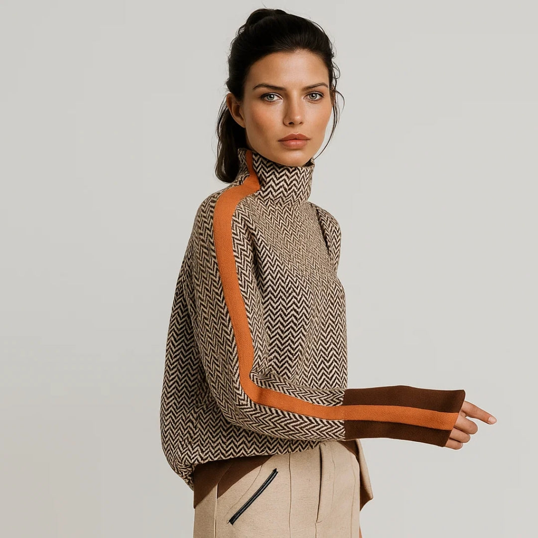 Martina™ | Pullover with High Collar
