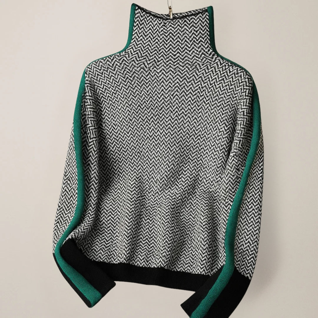 Martina™ | Pullover with High Collar