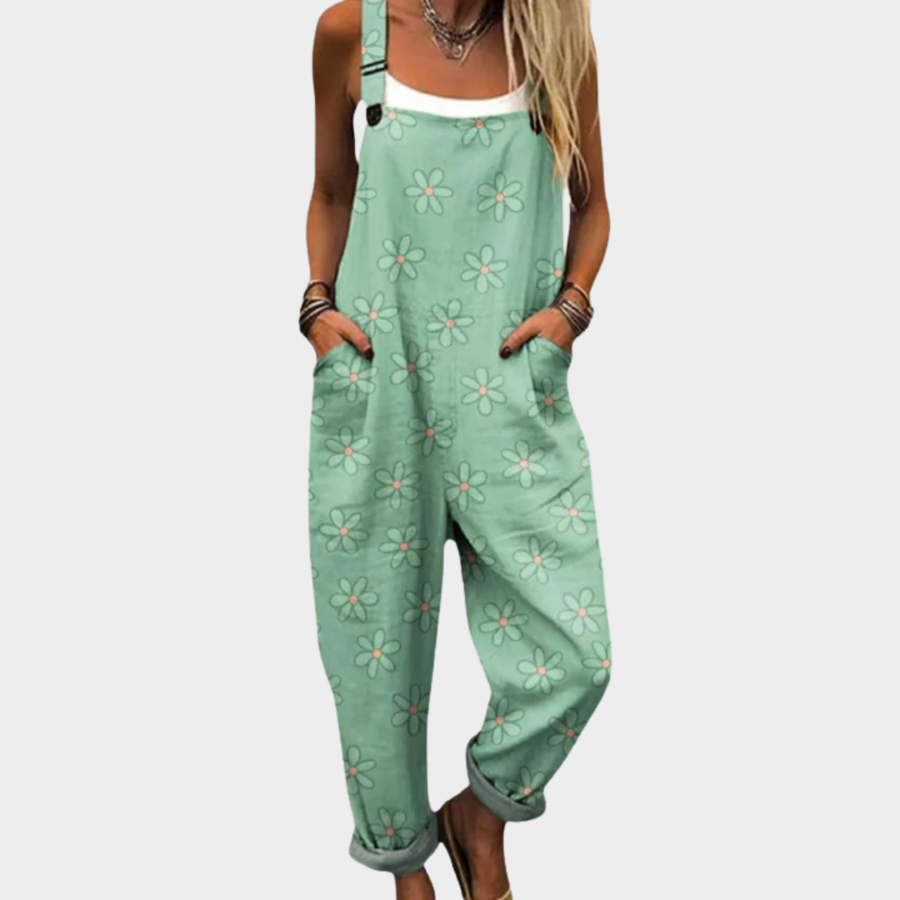 Eden - Comfortable Printed Overalls