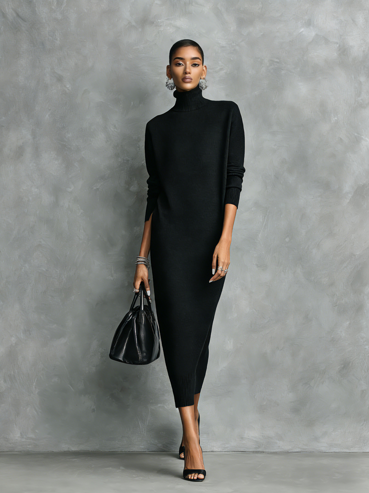 Bianca - Knit Midi Dress