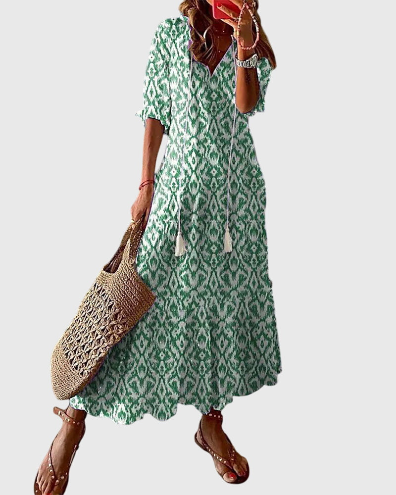Amalia™ | Boho Vintage Summer Dress