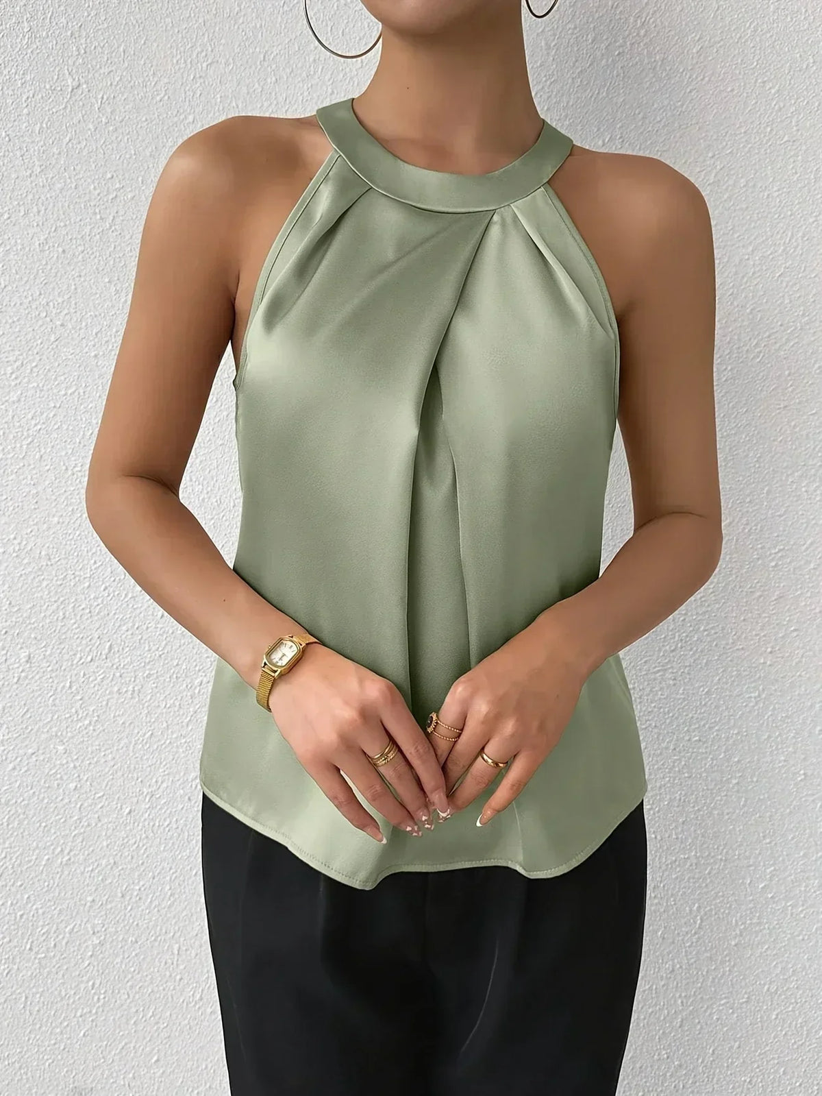 Cerys | Elegant Summer Sleeveless Blouse