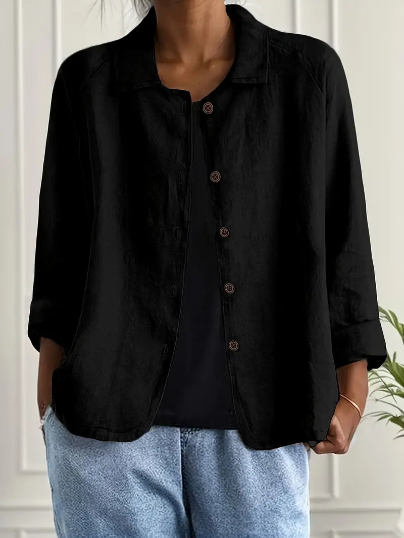 CHARLIE – RELAXED BUTTON-UP JACKET