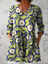 Galina | Long V-Neck Shirt