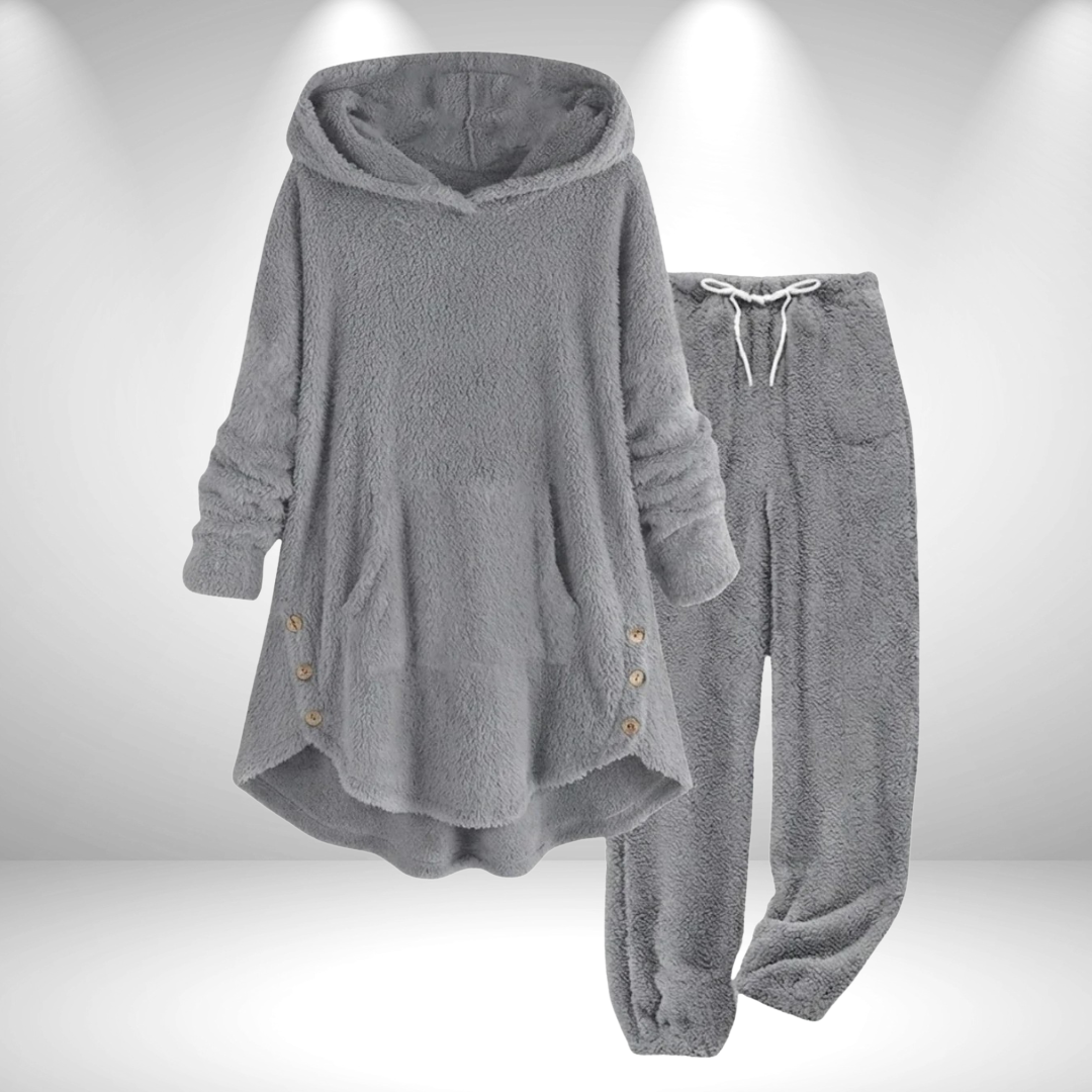 Cressy™ | The Ultra-Plush Tunic Lounge Set – Winter Warmth Edition