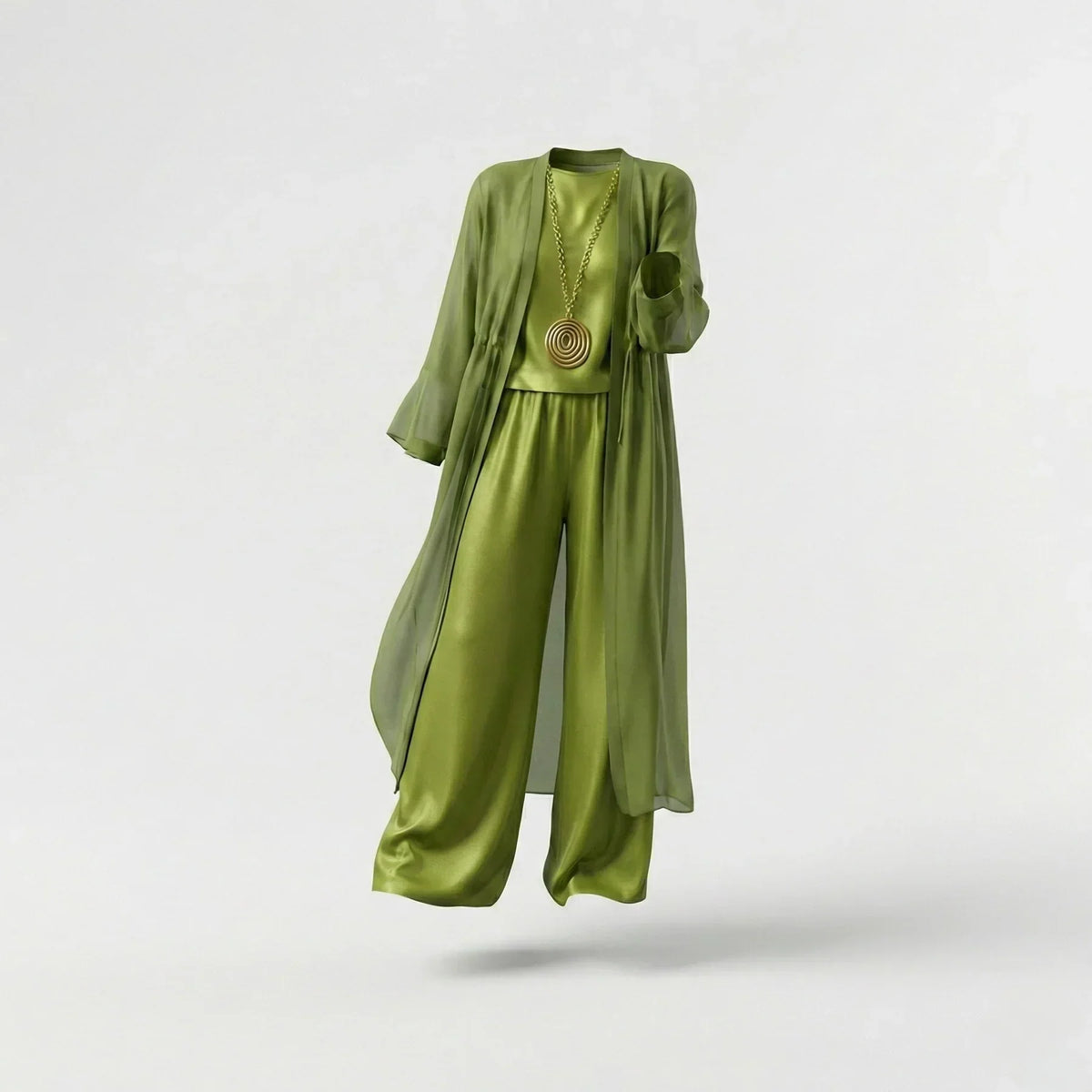 Bryony | Relaxed Drapey Tunic and Wide-Leg Pants Co-Ord Set