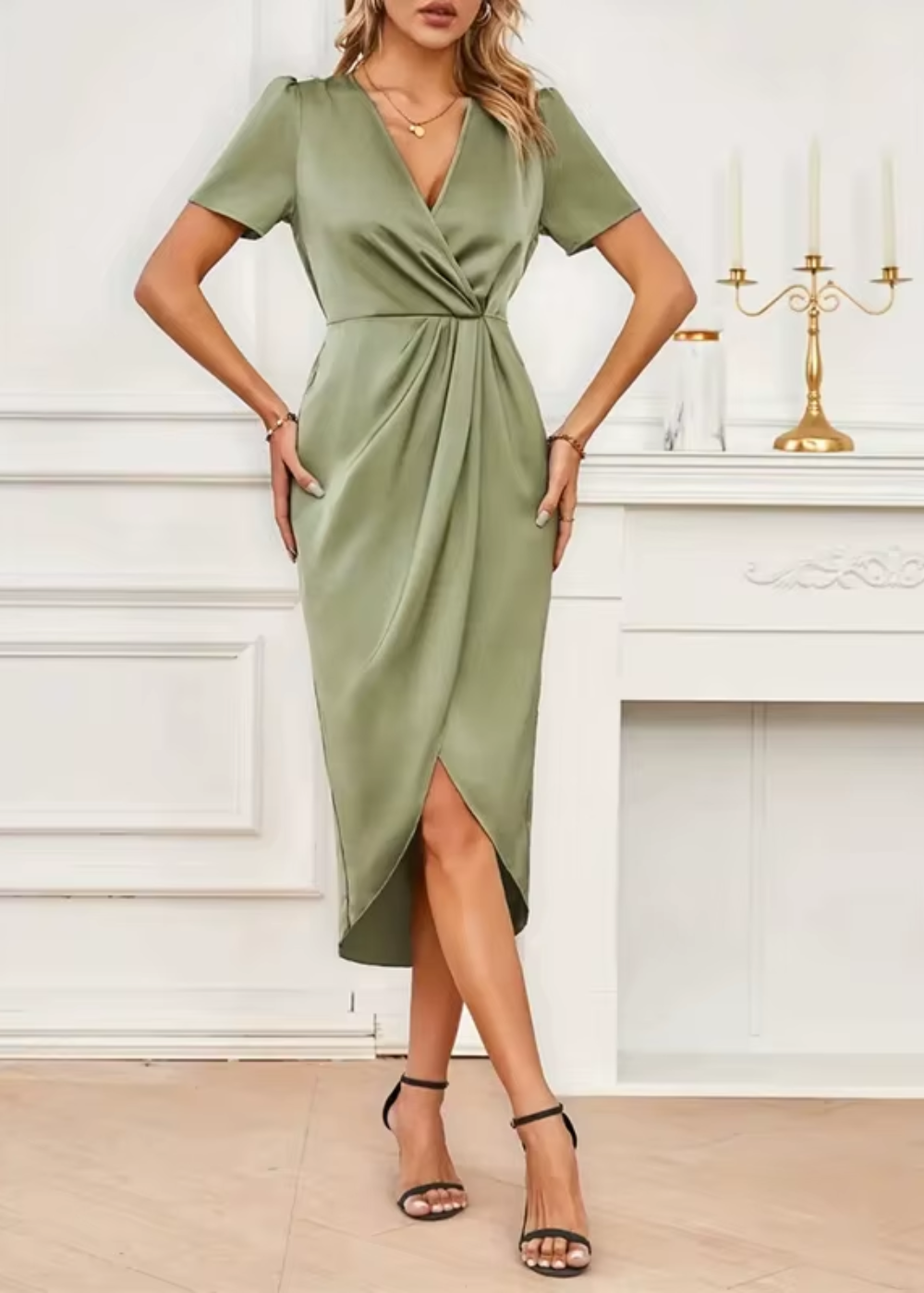 Ariana - Elegant Midi Dress