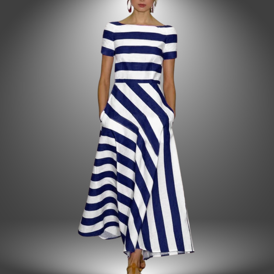 Aria - Light & Fluid Stripe Dress