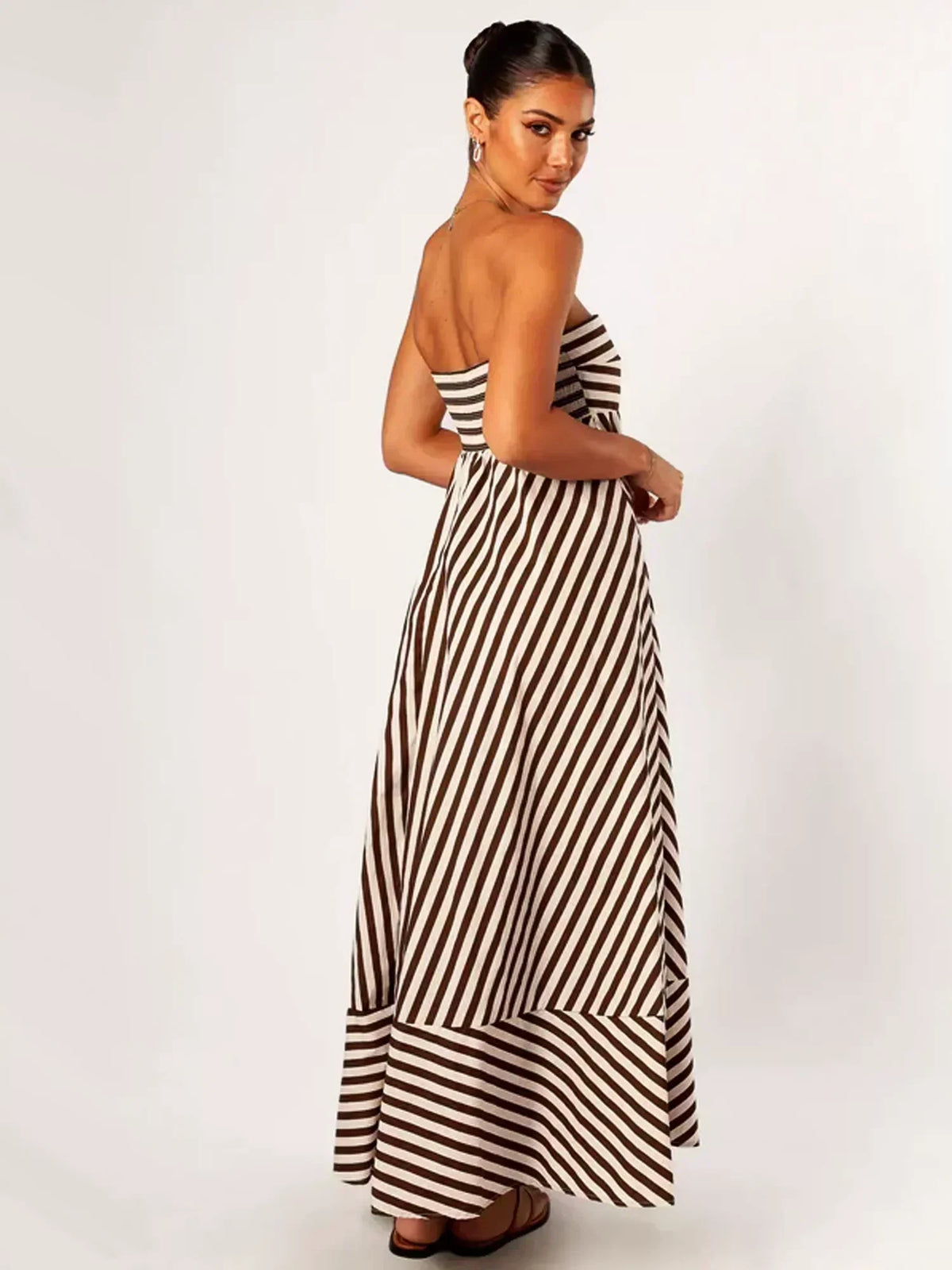 Damaris - Comfortable Stylish Ruched Maxi Dress