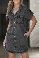 Annabelle | Denim Shirt Dress