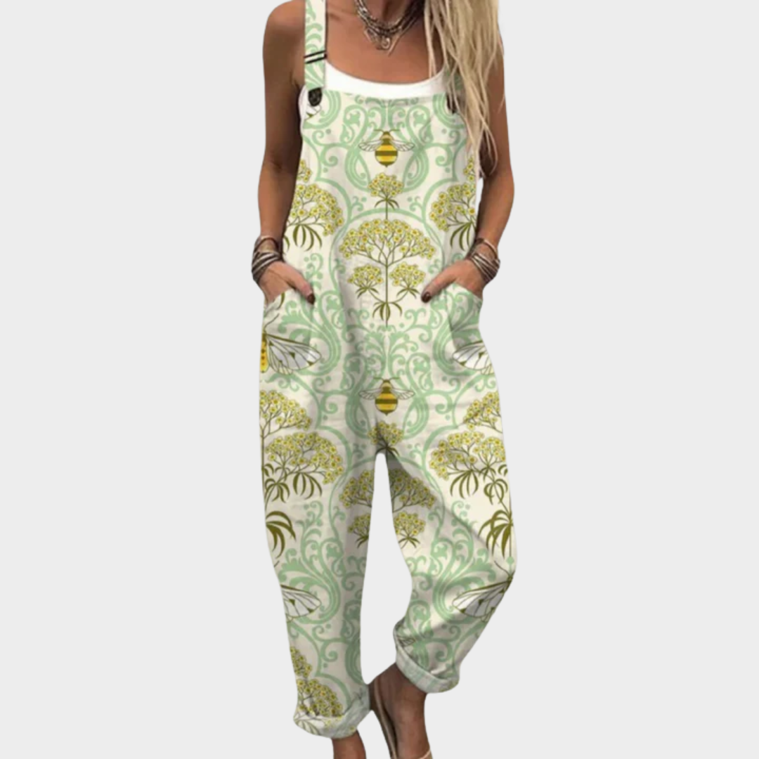Birdie - Comfortable Printed Overalls