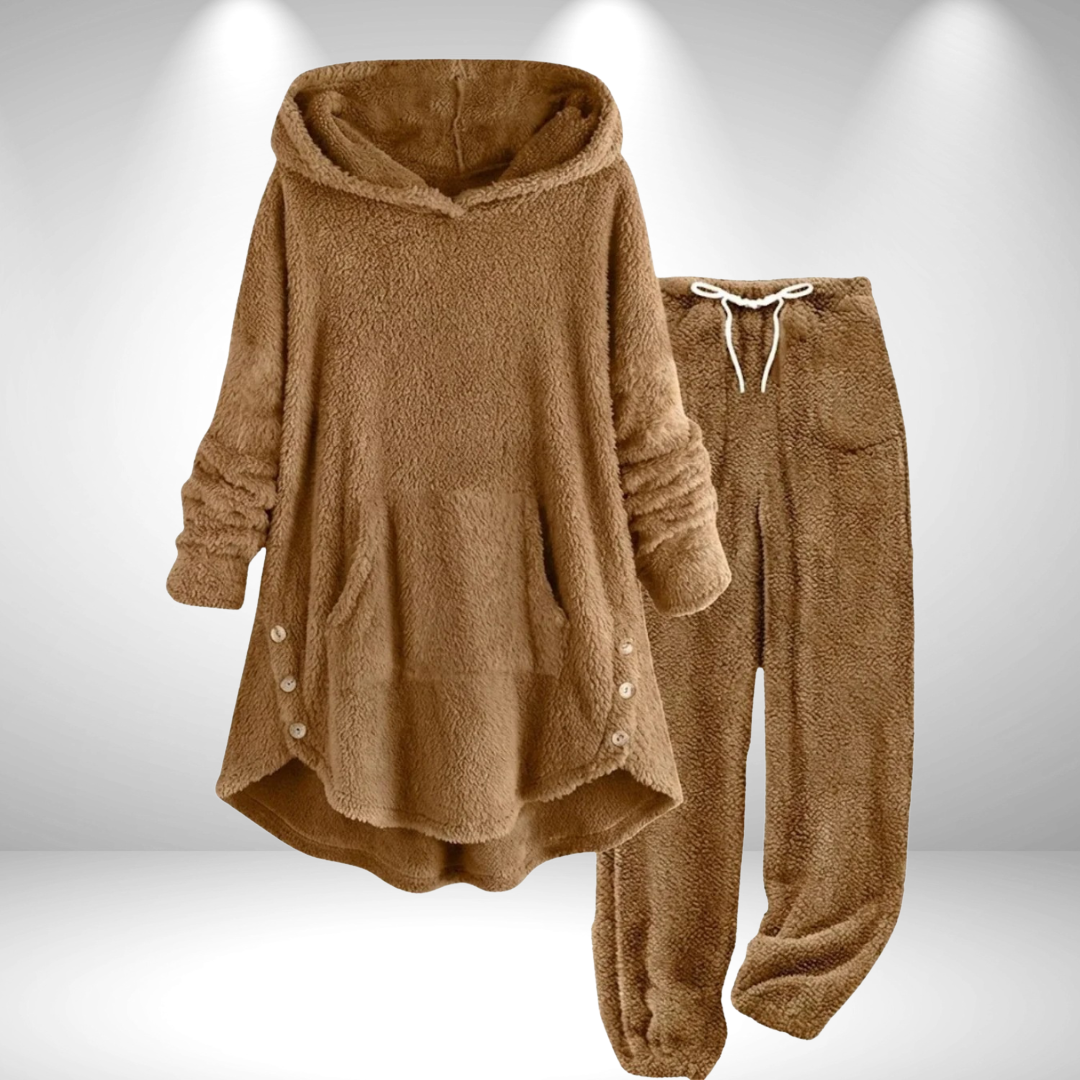 Cressy™ | The Ultra-Plush Tunic Lounge Set – Winter Warmth Edition