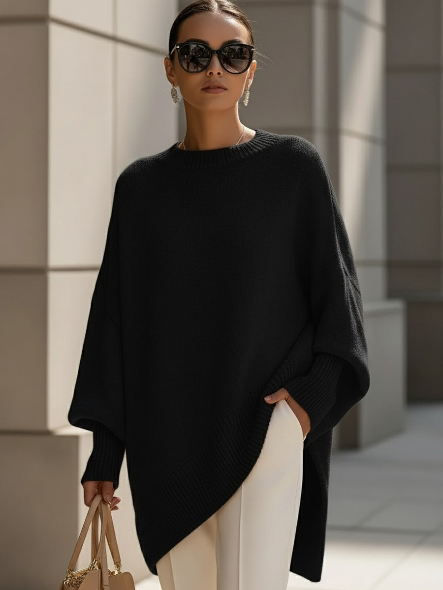 Serena™ | Elegant Sweater with Asymmetrical Hem