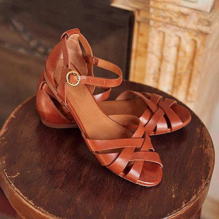 Alma | Strappy Flat Sandals