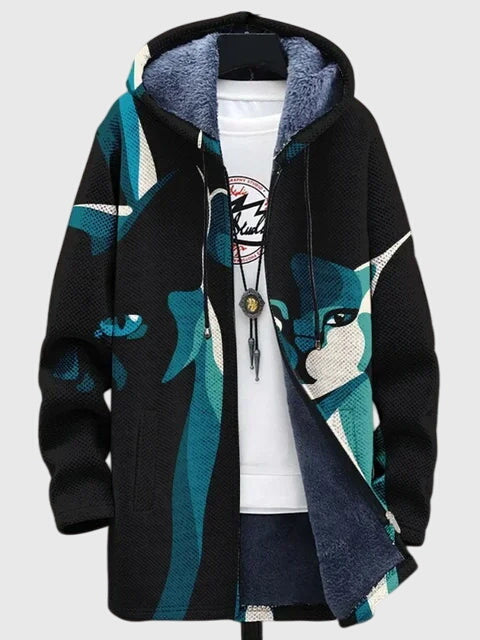 Anna | Jacket with Artistic Print