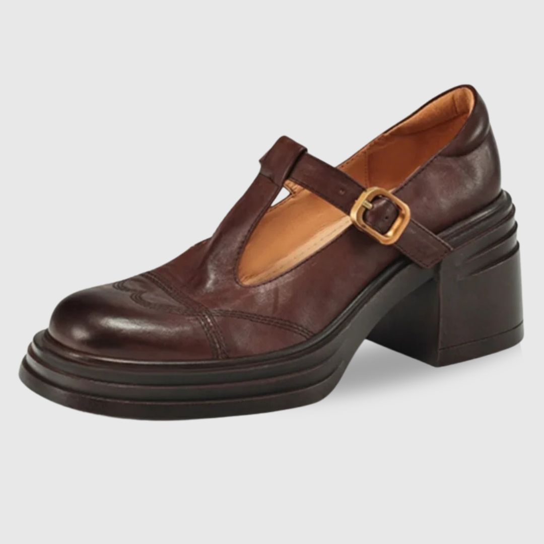 Brivora™| Leather Mary Janes