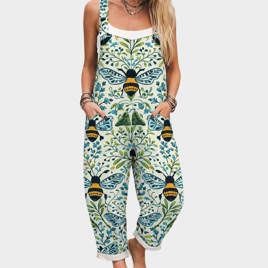 Calla - Comfortable Printed Overalls