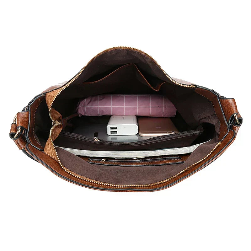Gudborg | Elegant and Spacious Everyday Bag in Classic Black