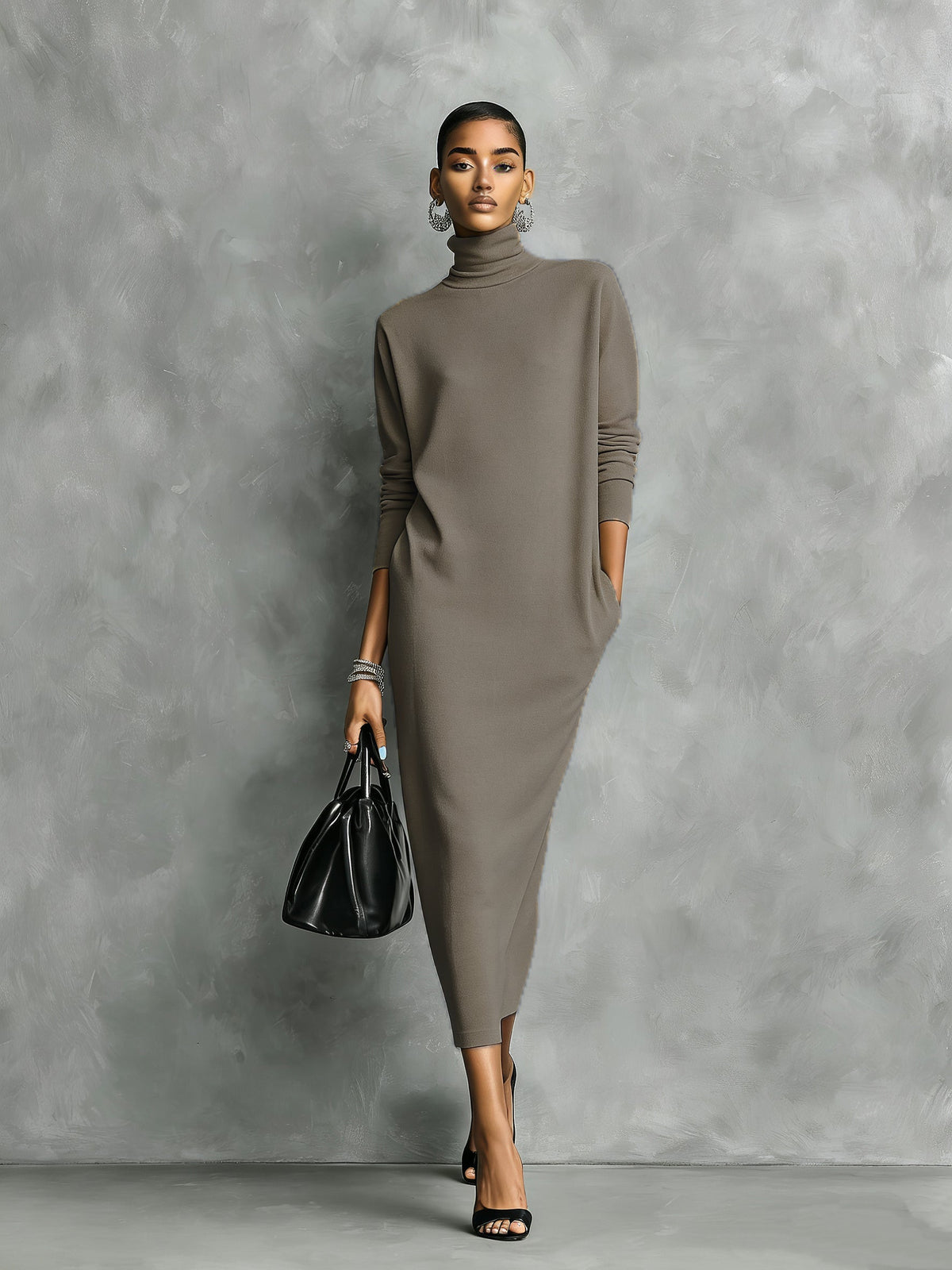 Bianca - Knit Midi Dress