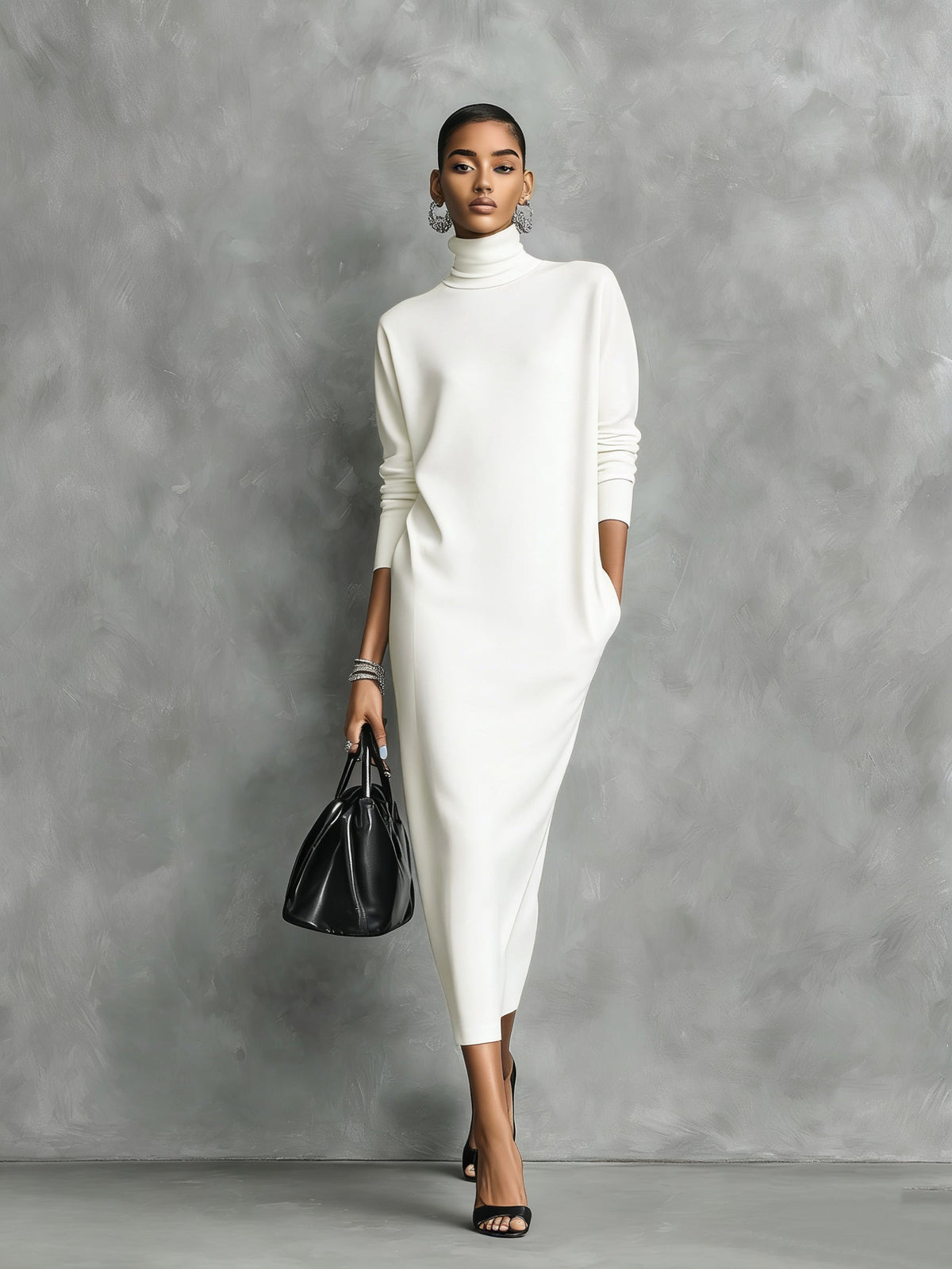 Bianca - Knit Midi Dress