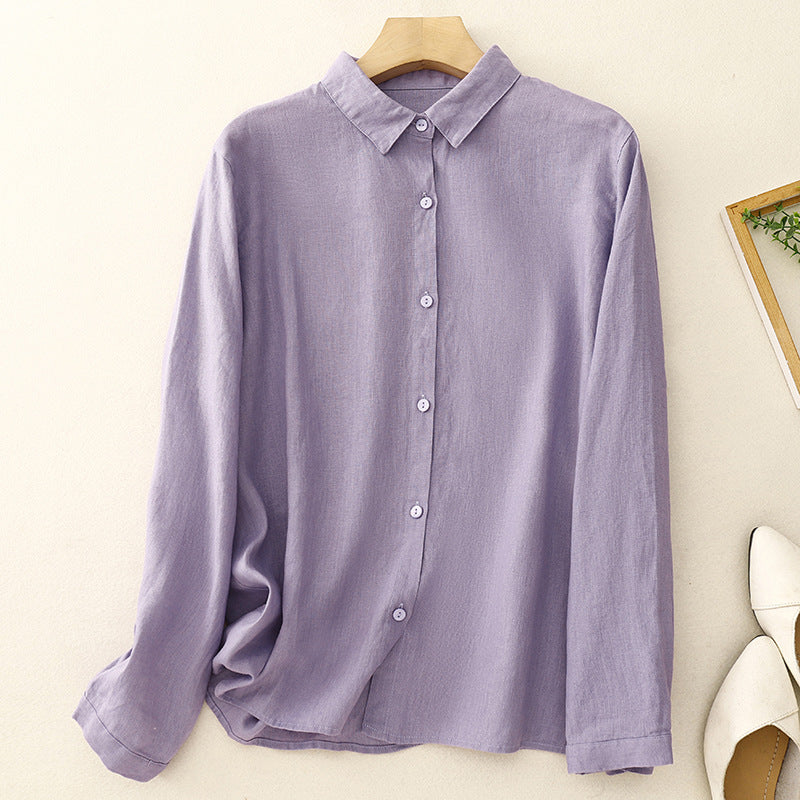 CLARA LINEN SHIRT
