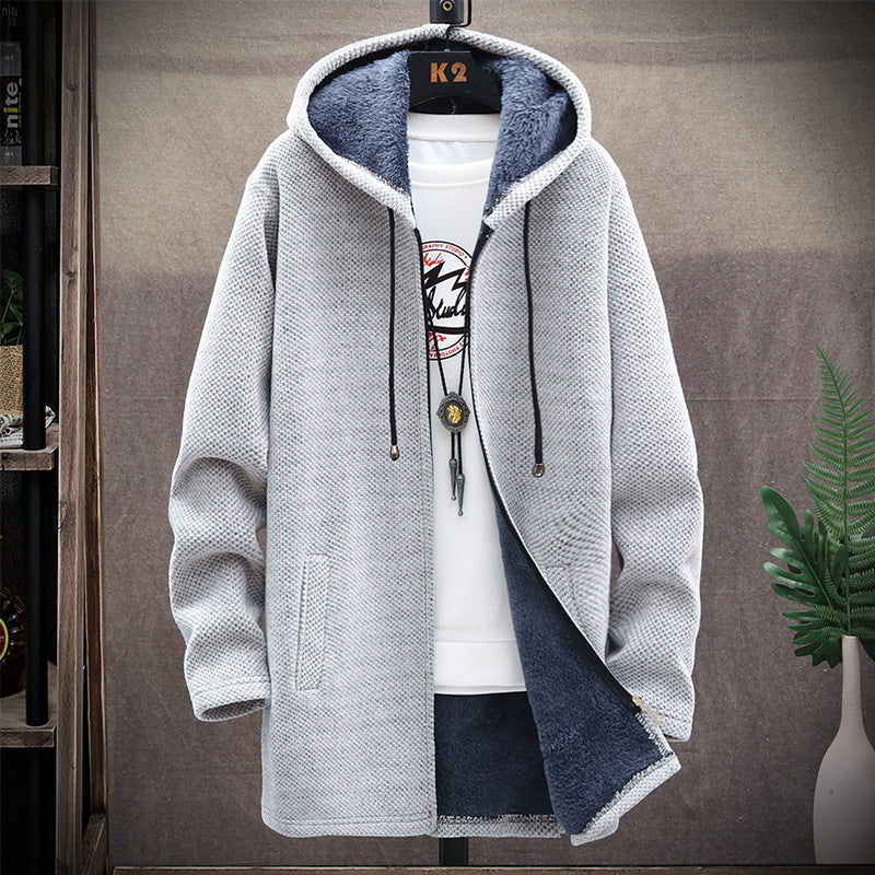 AIDEN – COZY FLEECE-LINED HOODED JACKET