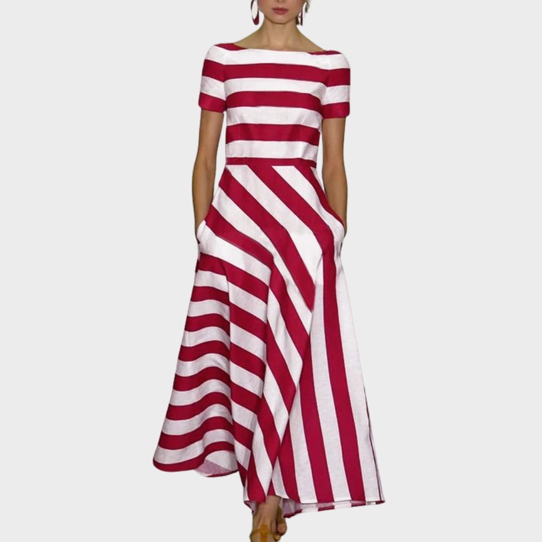 Aria - Light & Fluid Stripe Dress