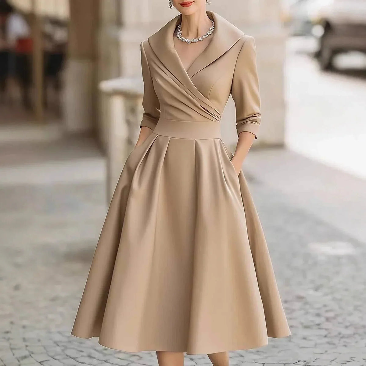 Denize - Flattering Midi Dress