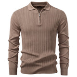 Armand - Luxury Structured Zip-Up Polo Shirt For Men