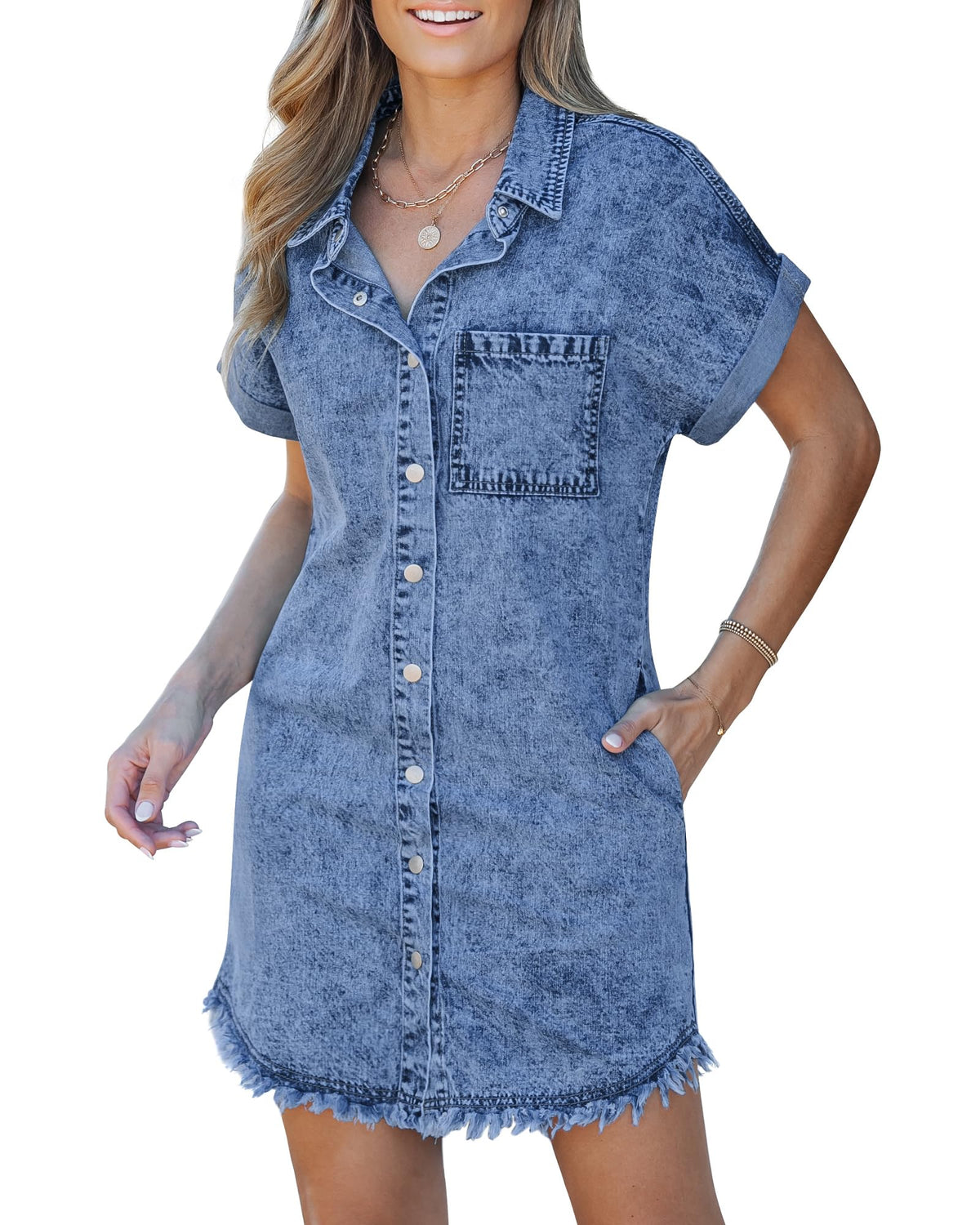 Annabelle | Denim Shirt Dress