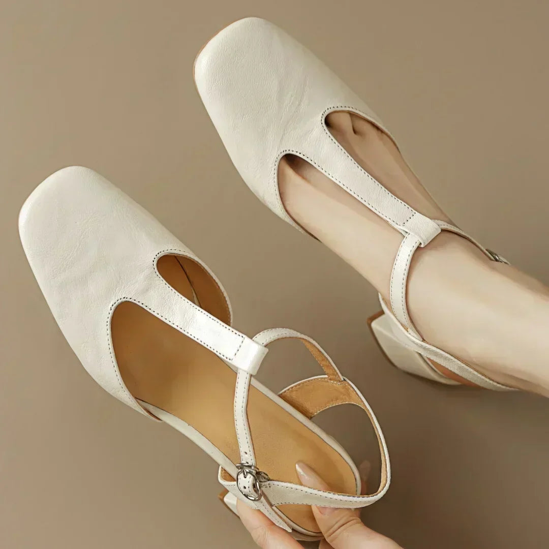 Beatrica ™ | Leather Mary Janes