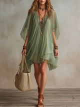 Eden | Sheer Flow Tunic Dress