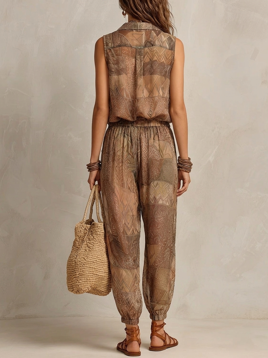 Briar | Relaxed Printed Jumpsuit