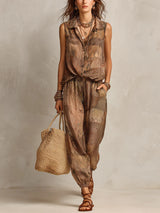 Briar | Relaxed Printed Jumpsuit