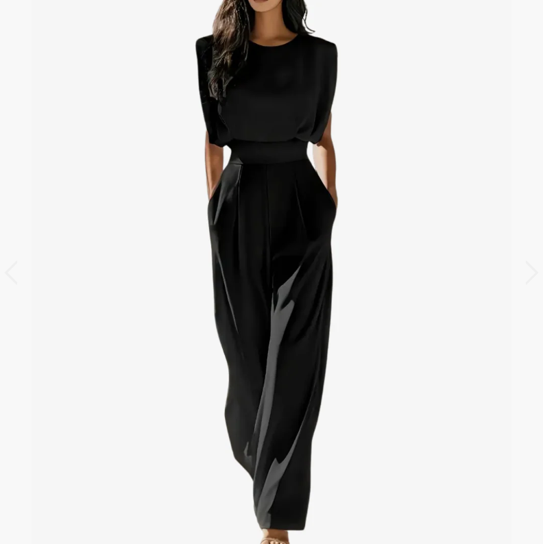 Cordelia | Elegant Sleeveless Belted Wide-Leg Jumpsuit
