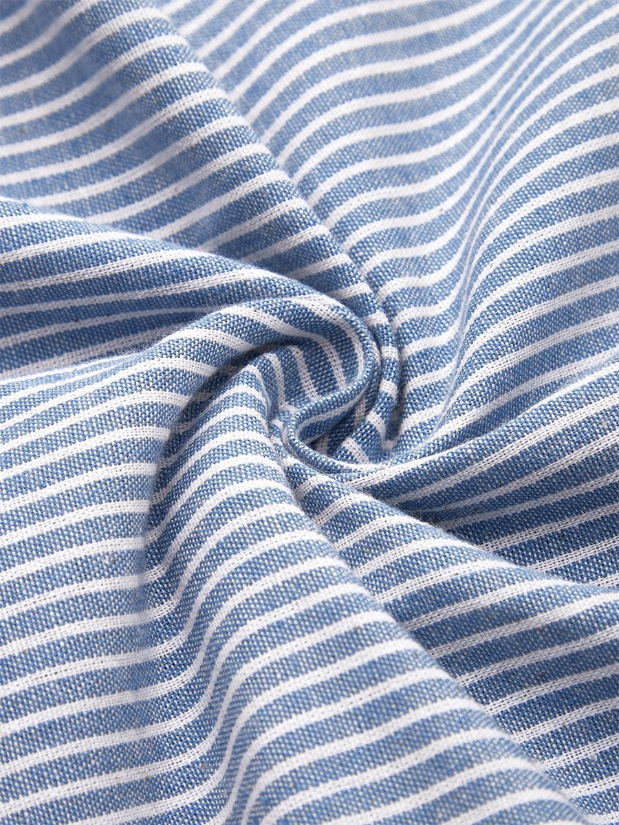 Alma | Striped Midi Dress
