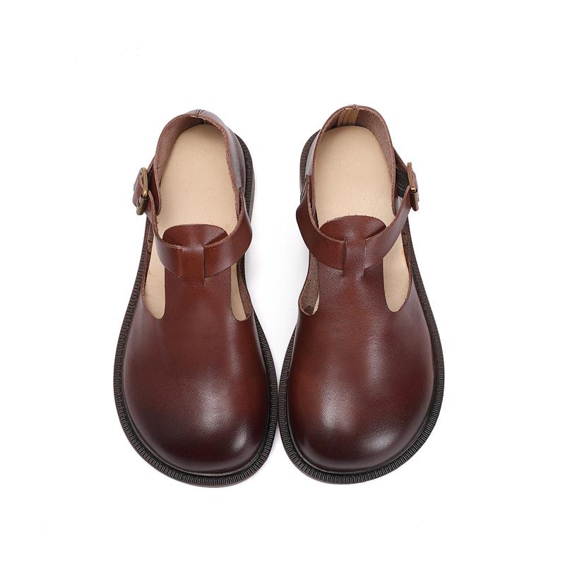 Colette™| Leather Mary Janes