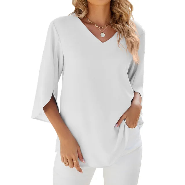Belinda™ | V-Neck Blouse