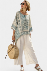 Annalisa - Printed Wide-Leg Trouser Set
