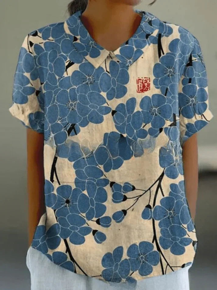 Devika - Floral Pattern Blouse