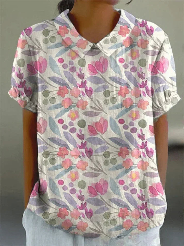 Devika - Floral Pattern Blouse