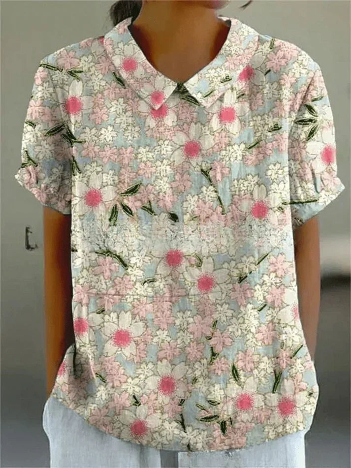 Devika - Floral Pattern Blouse